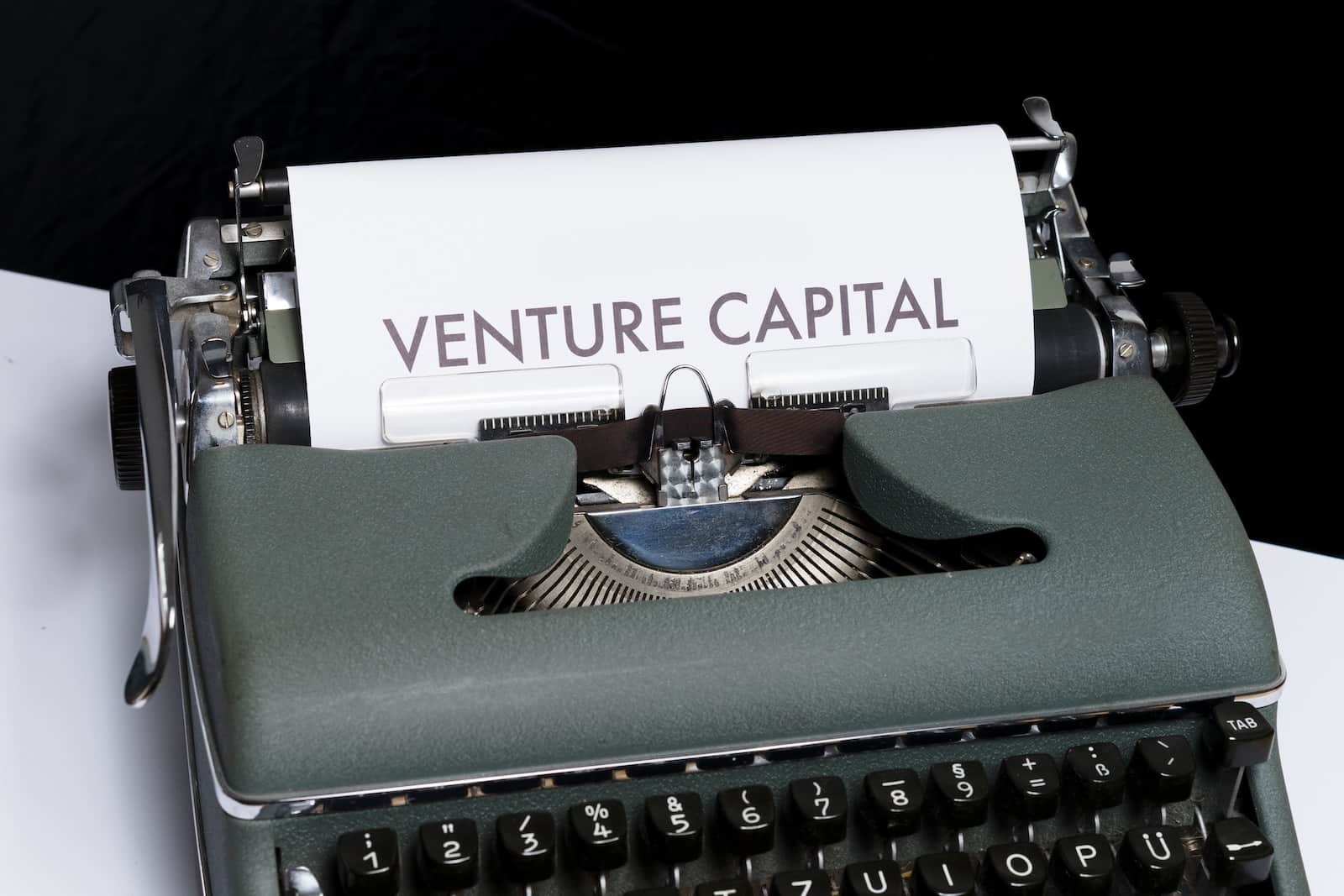 Venture Capital written on paper on a typewriter. Blaze Business & Legal.
