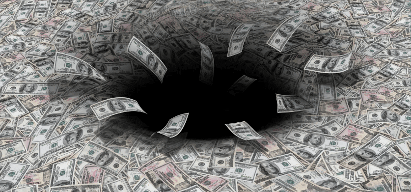 Black hole sucking in money. How to improve your cash flow