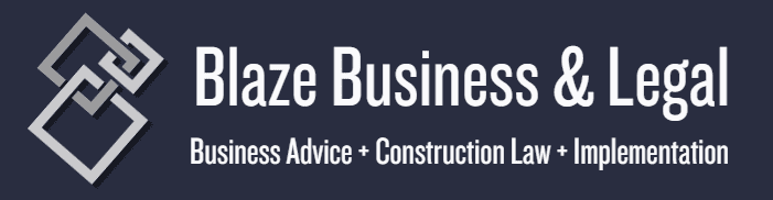 Blaze Business & Legal Logo - Business Advice + Construction Law + Implementation