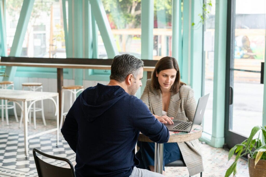 Business Growth Strategist – The Expert Approach to Growing Your Company 9 Contract Lawyer and Client carrying out a Contract Review at Blaze Business & Legal. Business Growth Strategist. Construction Contract Review