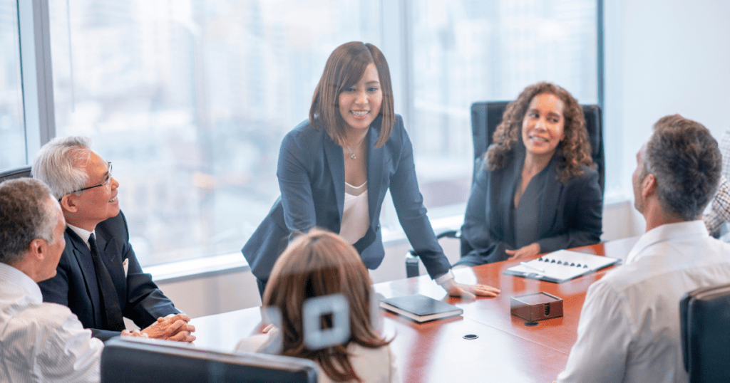 Business Advisers from Blaze Business & Legal and clients receiving business advice. Business Services