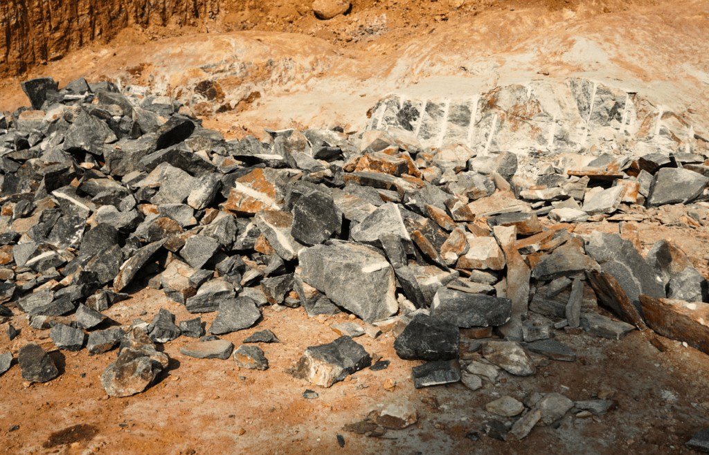 A large pile of rocks. Latent Conditions