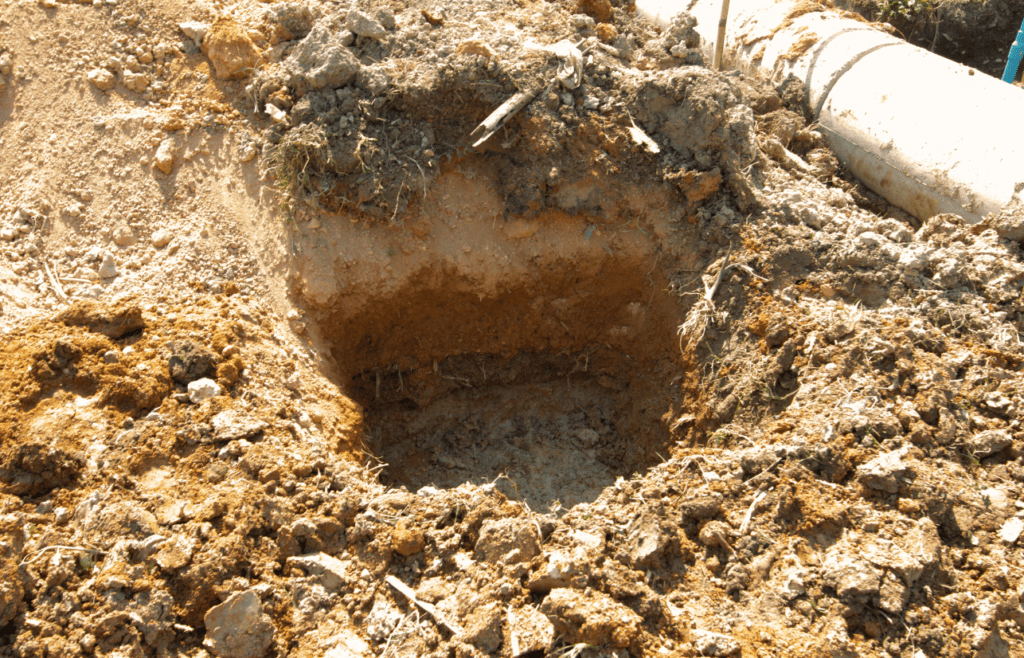 A deep hole in the ground. Latent Conditions