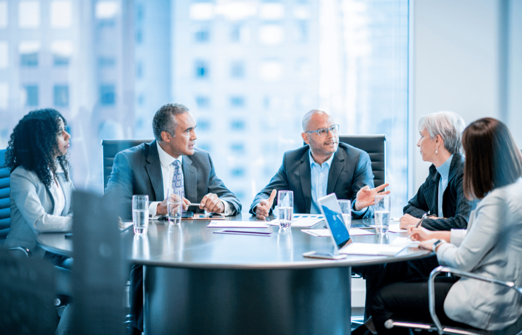 Management Consulting – A Straightforward Guide for Australian Business Owners 14 Board room meeting. Management Consulting