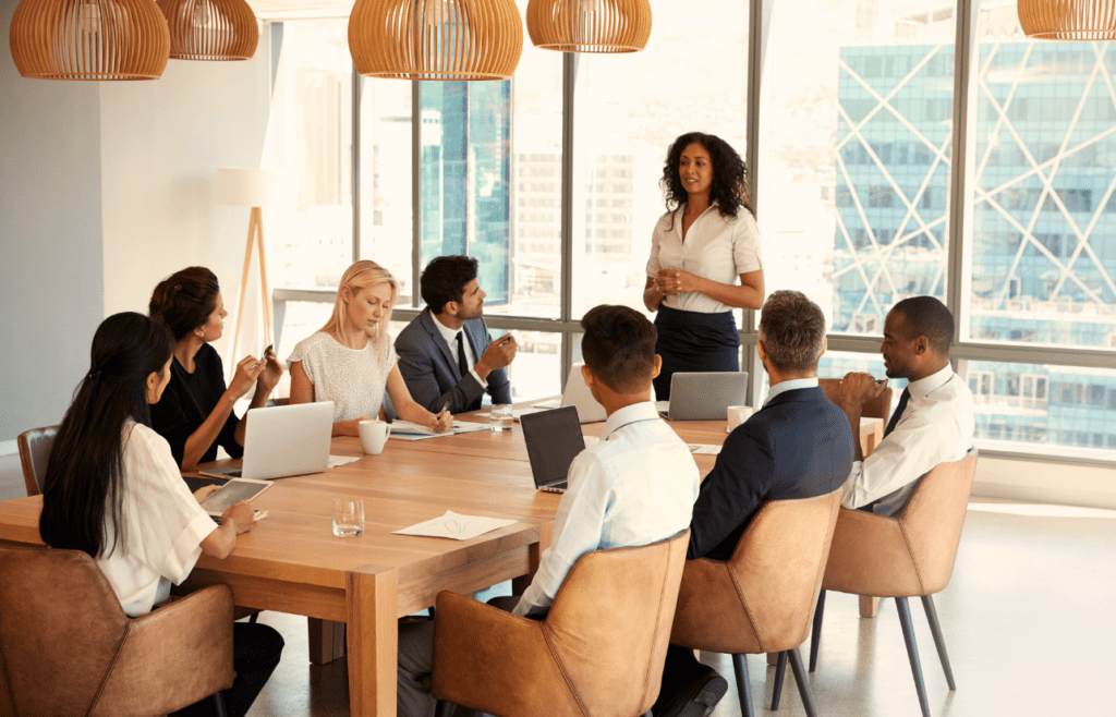 Management Consulting – A Straightforward Guide for Australian Business Owners 6 Woman leading a meeting. Management Consulting