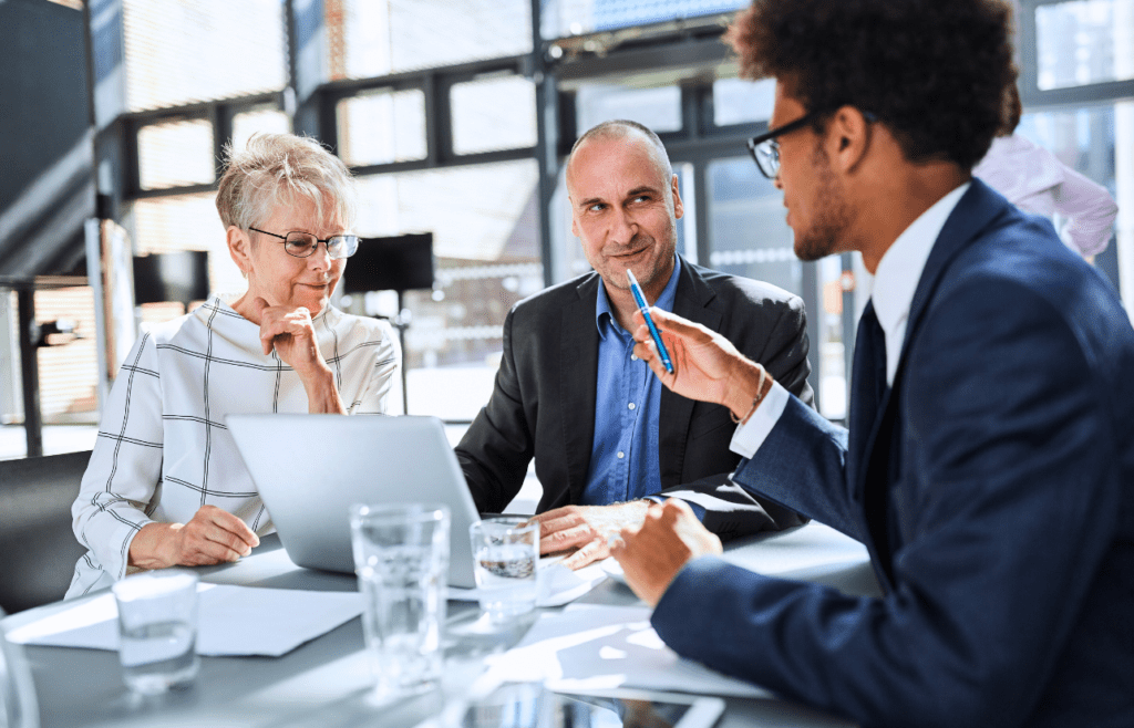 Management Consulting – A Straightforward Guide for Australian Business Owners 8 Management Consultant and clients holding a meeting. Management Consulting