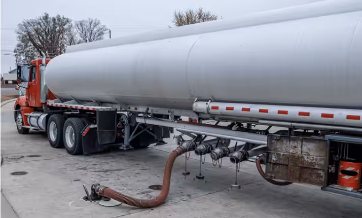 Fuel tanker representing rising fuel costs in Australian construction