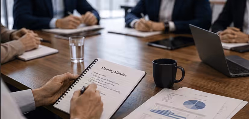 Board meeting run using Governance Services from Blaze Business and Legal