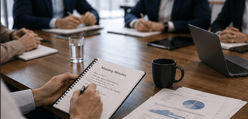 Board meeting run using Governance Services from Blaze Business and Legal