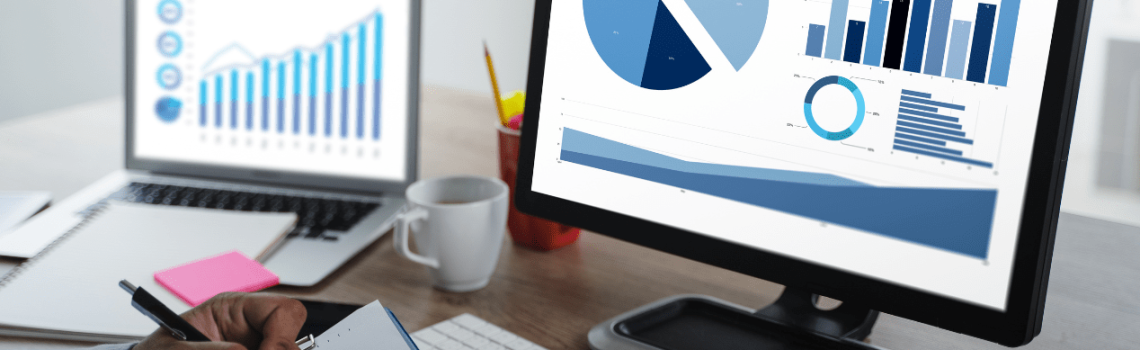 Man monitoring the progress of the business. Business Growth Consultant. Business Finance