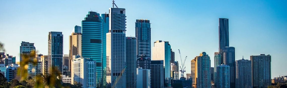 Brisbane city skyline under clear blue sky. Blaze Business & Legal - How we help you. Contract Lawyer Brisbane. Blog