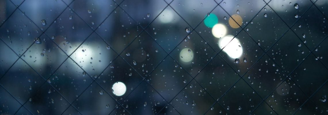 Rain on a construction site. Extensions of Time and EOTs.